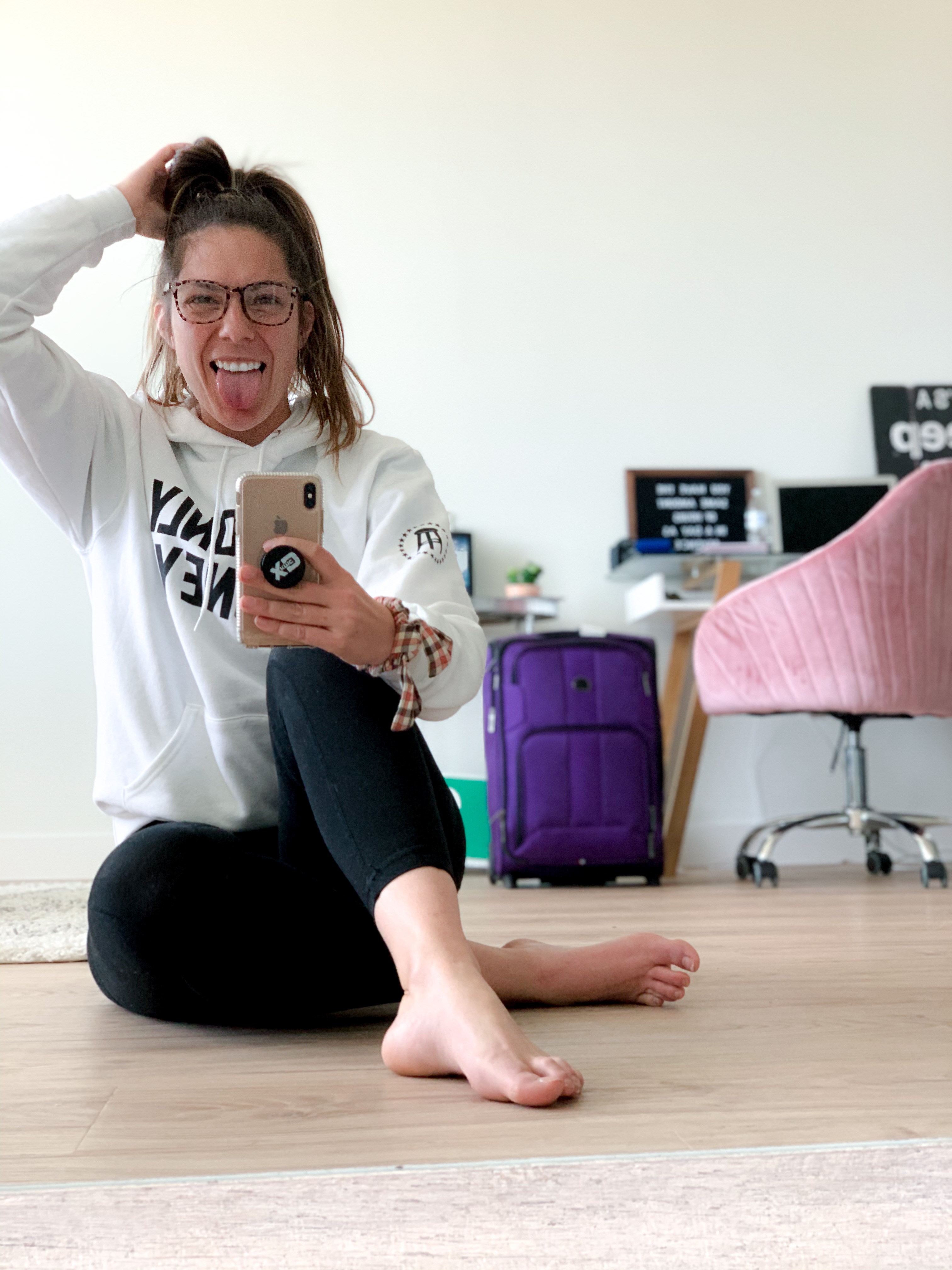 Barstool Sports Hoodie Selfie = Life Lessons Learned During Covid-19 Stay at Home Order